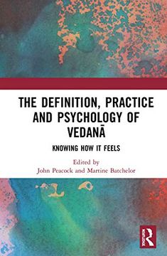 portada The Definition, Practice and Psychology of Vedana: Knowing how it Feels (in English)