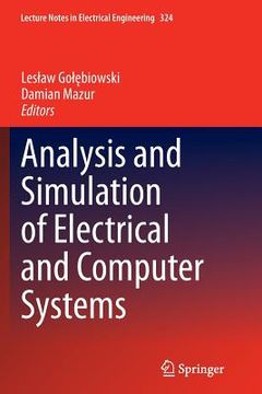 portada Analysis and Simulation of Electrical and Computer Systems (en Inglés)