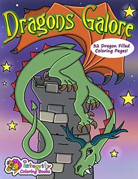 portada Dragons Galore: Coloring Book (en Inglés)