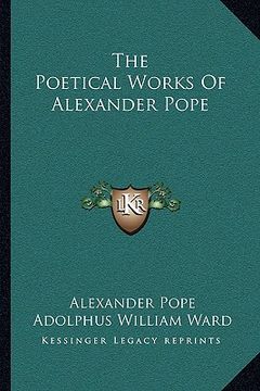 portada the poetical works of alexander pope (en Inglés)