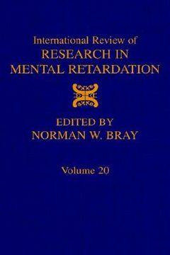 portada international review of research in mental retardation: volume 20