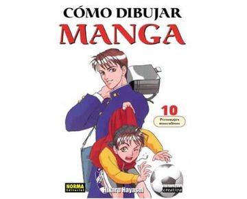 portada Cómo Dibujar Manga 10: Personajes Masculinos