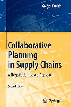 portada collaborative planning in supply chains: a negotiation-based approach (en Inglés)