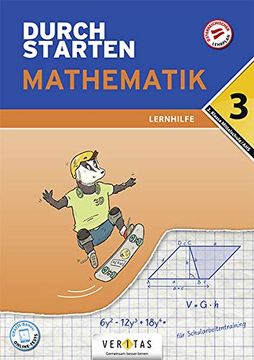 portada Durchstarten - Mathematik - Mittelschule/Ahs: 3. Klasse - Lernhilfe: Übungsbuch mit Lösungen (in German)