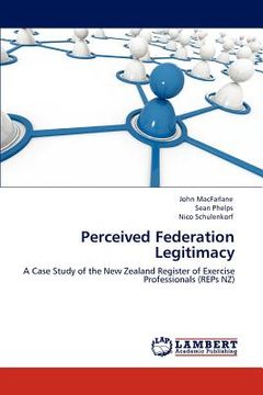 portada perceived federation legitimacy (en Inglés)