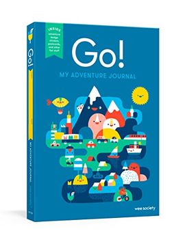 portada Go! Blue: A Kids' Interactive Travel Diary and Journal (my Adventure Travel Journal) (en Inglés)