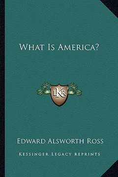 portada what is america?