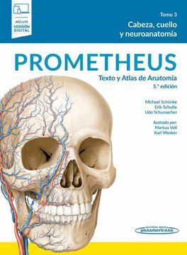 portada Prometheus: Texto y Atlas Anato. 5Aed. T3+E (in Spanish)