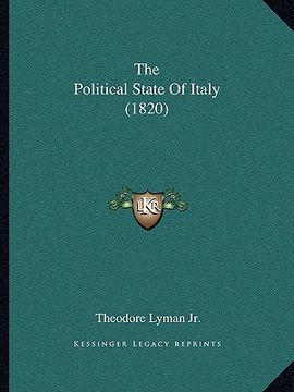 portada the political state of italy (1820) (in English)