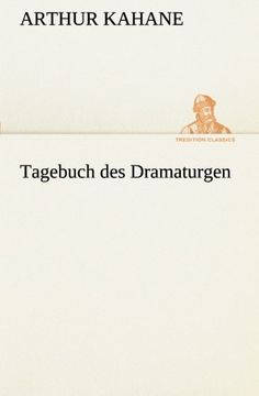 portada Tagebuch des Dramaturgen (TREDITION CLASSICS) (German Edition)
