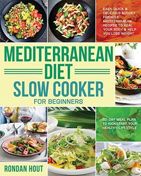 portada Mediterranean Diet Slow Cooker for Beginners (en Inglés)