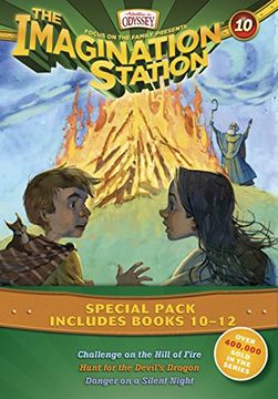 portada Imagination Station Books 3-Pack: Challenge on the Hill of Fire / Hunt for the Devil's Dragon / Danger on a Silent Night (Aio Imagination Station Books) (in English)