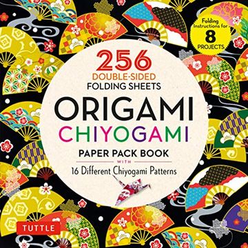 portada Origami Chiyogami Paper Pack Book: 256 Double-Sided Folding Sheets (Includes Instructions for 8 Projects)