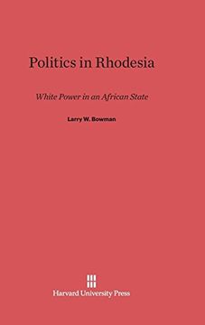 portada Politics in Rhodesia (en Inglés)