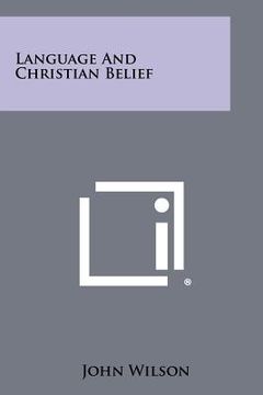portada language and christian belief (en Inglés)