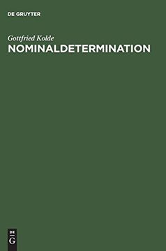 portada Nominaldetermination (en Alemán)