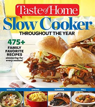 portada Taste of Home Slow Cooker Throughout the Year: 495+ Family Favorite Recipes