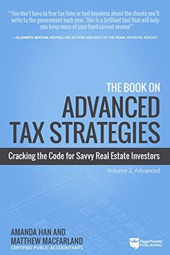 portada The Book on Advanced tax Strategies: Cracking the Code for Savvy Real Estate Investors (in English)