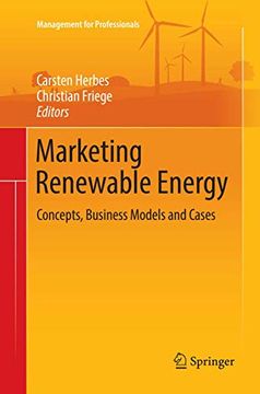 portada Marketing Renewable Energy: Concepts, Business Models and Cases (en Inglés)