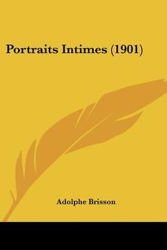 portada portraits intimes (1901) (en Inglés)