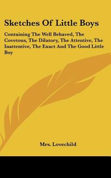 portada sketches of little boys: containing the well behaved, the covetous, the dilatory, the attentive, the inattentive, the exact and the good little