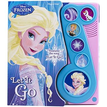 portada Disney Frozen - let it go Little Music Note Sound Book - pi Kids (Play-A-Song) (en Inglés)