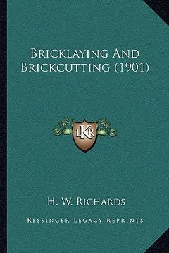 portada bricklaying and brickcutting (1901) (in English)