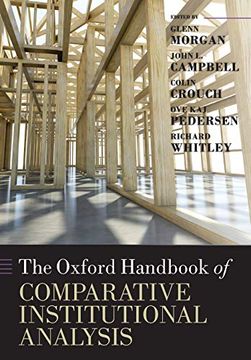 portada The Oxford Handbook of Comparative Institutional Analysis (Oxford Handbooks) (en Inglés)