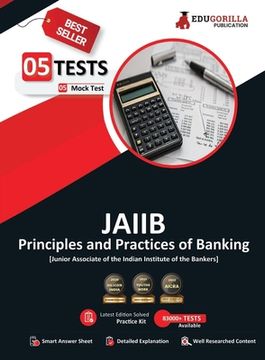 portada Principles and Practices of Banking - JAIIB Exam 2023 (Paper 1) - 5 Full Length Mock Tests (Solved Objective Questions) with Free Access to Online Tes (en Inglés)