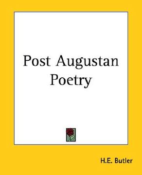 portada post augustan poetry (en Inglés)