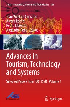 portada Advances in Tourism, Technology and Systems: Selected Papers from Icotts20, Volume 1 (en Inglés)