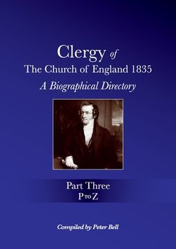 portada Clergy of the Church of England 1835 - Part Three: A Biographical Directory