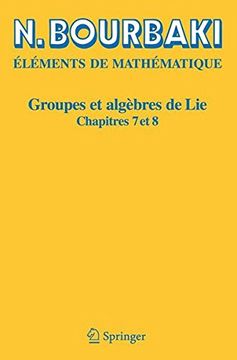 portada Groupes et Algèbres de Lie: Chapitres 7 et 8 (en Francés)