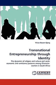 portada transnational entrepreneurship through identity (en Inglés)