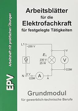 portada Arbeitsblätter für die Elektrofachkraft für Festgelegte Tätigkeiten (in German)