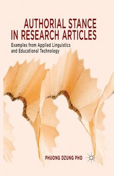 portada Authorial Stance in Research Articles: Examples from Applied Linguistics and Educational Technology (en Inglés)