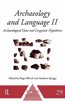 portada archaeology and language ii
