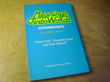 portada Meanings Into Words Intermediate Teacher's Book: An Integrated Course for Students of English (in English)