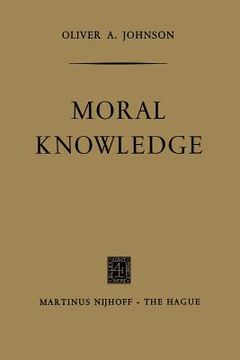 portada Moral Knowledge