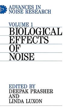 portada advances in noise research: biological effects of noise (en Inglés)