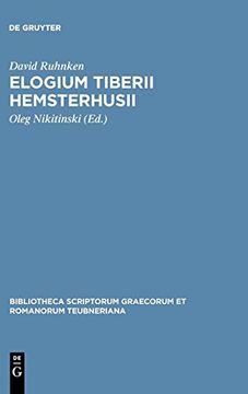 portada Elogium Tiberii Hemsterhusii (en Latin)
