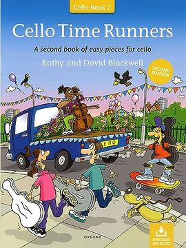 portada Cello Time Runners: A Second Book of Easy Pieces for Cello (en Inglés)