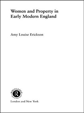 portada Women and Property: In Early Modern England (en Inglés)