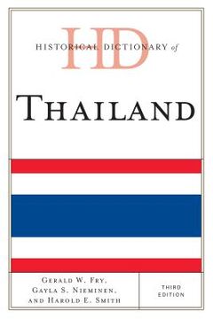portada historical dictionary of thailand (en Inglés)