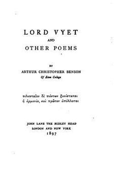 portada Lord Vyet and Other Poems (en Inglés)