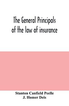 portada The General Principals of the law of Insurance (in English)