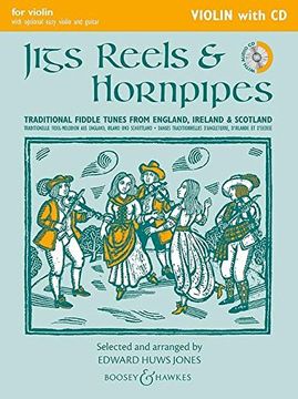 portada Jigs Reels & Hornpipes (New Edition) Violin Edition W/Cd 1 Or 2 Vln Gtr Ad Lib (Fiddler Collection)