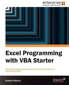 portada excel programming with vba starter (en Inglés)
