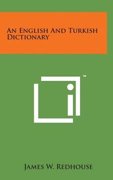 portada An English and Turkish Dictionary (in English)