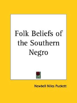 portada folk beliefs of the southern negro (en Inglés)